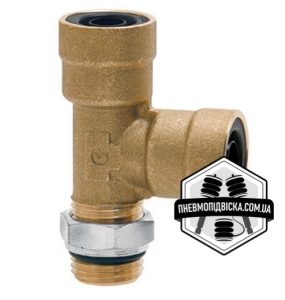 Фітинг трійник з зовнішнім метричним різьбленням CAMOZZI 9422